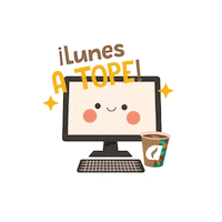 alliancevending cafe buenos dias lunes trabajo Sticker