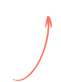 Personizer arrow here pfeil pointer Sticker