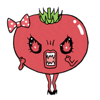 Angry Sticker Sticker by Minto Inc.