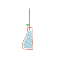 Flower Grow Sticker by Posh The Label