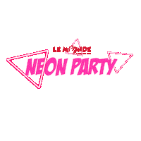 LeMondeApresSki party winter neon bar Sticker