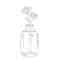 Art Flower Sticker