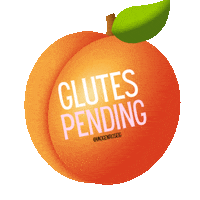 Booty Glutes Sticker by Imogen Rose Fitness