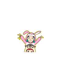 Friends Win Sticker by kigurumi