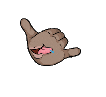 RobMathieson ok thumbs up phone hand Sticker