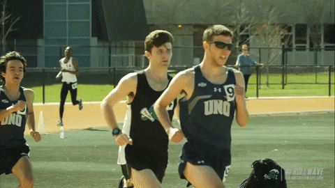 track & field wave GIF by GreenWave