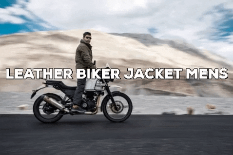 sdasssa giphygifmaker leather biker jacket leather jacket mens biker jacket mens GIF