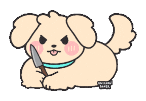 Angry Puppy Sticker