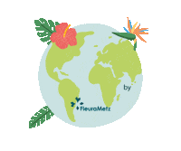 FleuraMetz flower planet fm fleurametz Sticker