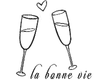Wedding Champagne Sticker by La Bonne Vie Ranch