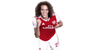 arsenal celebration celebrate goal celebrating Sticker