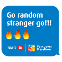 Cheer Running Sticker by BMO Financial Group