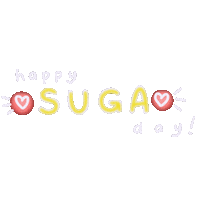 Happy Min Yoongi Sticker