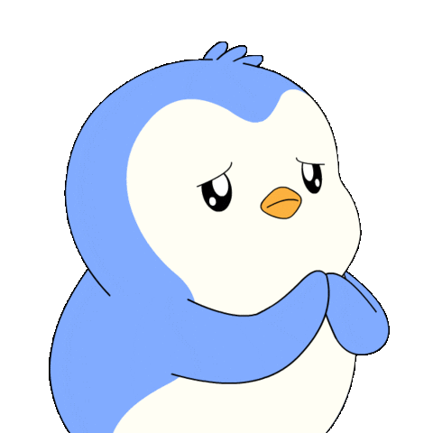 Sad Oh No Sticker by Pudgy Penguins