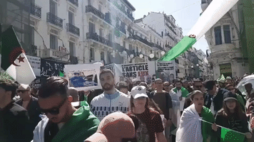 One Million March Through Algiers in Renewed Protests Against President