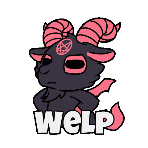 Give Up Sticker by Christophers Genie