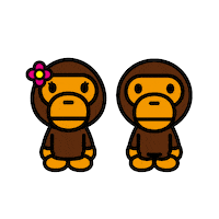 Couple Love Sticker by A BATHING APE®