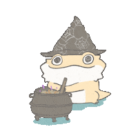 Halloween Lizard Sticker
