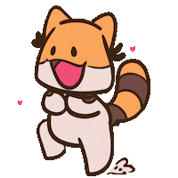 BeKyoot love happy dance cat Sticker