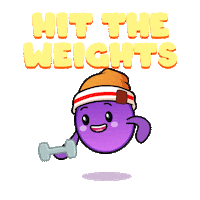 Fitness Workout Sticker by The Grapes