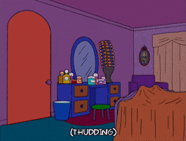 scared homer simpson GIF