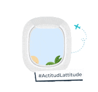 LattitudeHub travel fly trip vacaciones Sticker