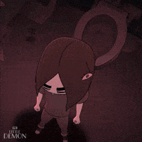 LittleDemonFX eyes bathroom portal apocalypse GIF