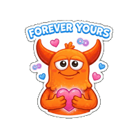 Heart Love Sticker by Momo & Tulus