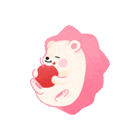 Love You Pink Sticker by PlayDappTown
