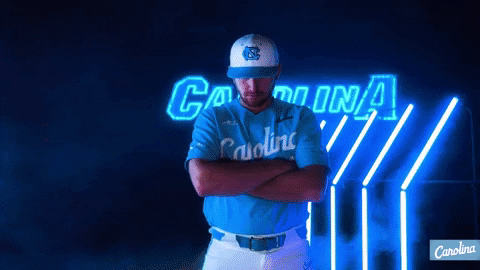 North Carolina Baseball GIF by UNC Tar Heels