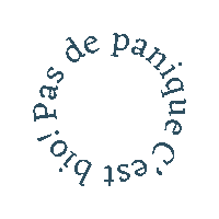 Cest Bio Pas De Panique Sticker by la fourmilière