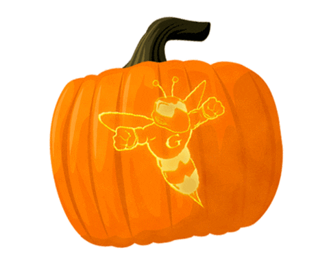 Halloween Pumpkin Sticker by Graceland University