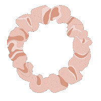 klavacurly hair haircare silk scrunchie Sticker