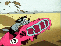 Car Crash Bunny GIF