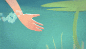 frog tadpole GIF by Yasislas