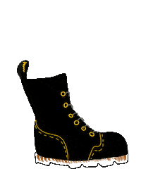Happy Dr Martens Sticker