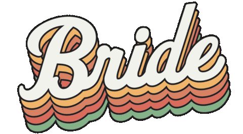 Wedding Bride Sticker by ATDesignco