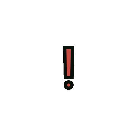 Exclamation Sticker by WeSuffix
