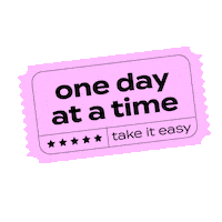 Going One Day At A Time Sticker