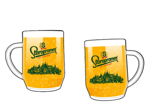 Cheers Tankard Sticker by Staropramen Beer