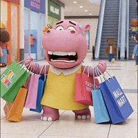 Tired Shopping Spree GIF