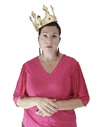 Queen Kroon Sticker by Madelon Rijkers