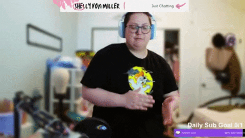 shellyvonmiller giphygifmaker dance party streamer GIF