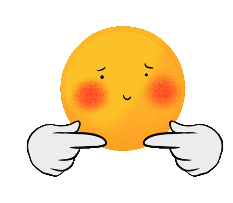 Borojito giphyupload kawaii shy painful Sticker