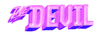 The Devil Pink Sticker