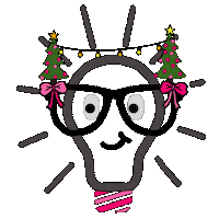 Christmas Glühbirne Sticker