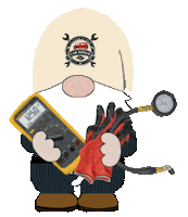 Gnome Auto Mechanic Sticker
