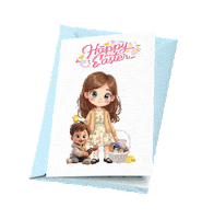 Boys Girls Easter Sticker