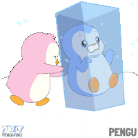 Freezing Ice Cube Sticker by Pudgy Penguins