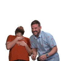 Channel 9 Laughing Sticker by LEGO Masters Australia